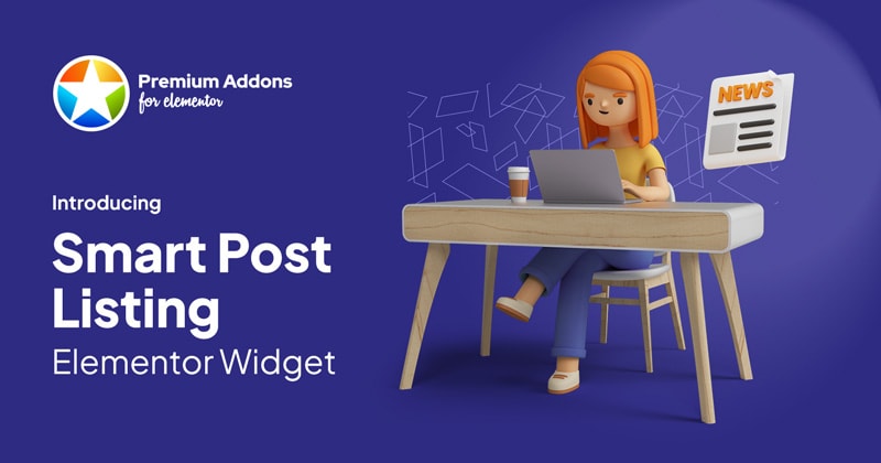 Your own posts design using Elementor Smart Posts Listing 